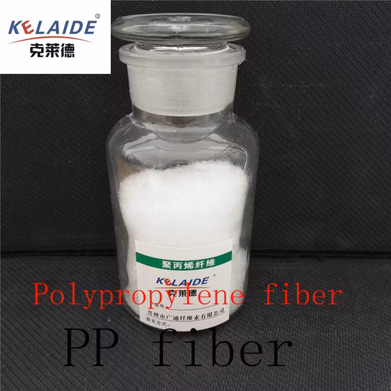 Fibra de PP monofilamento de buena dispersión de fábrica de celulosa de China